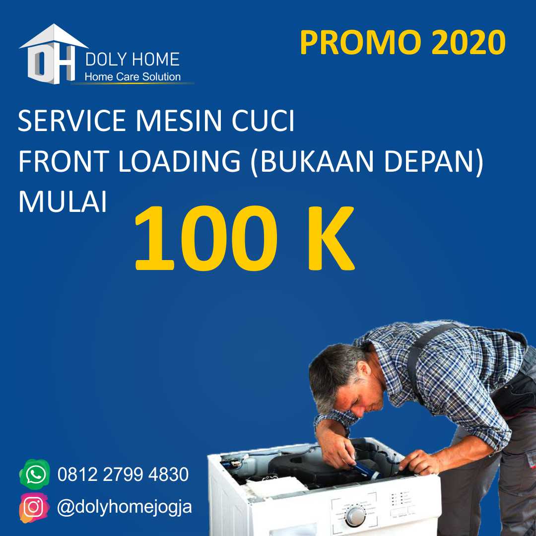Service Mesin Cuci Bukaan Depan Front Loading
