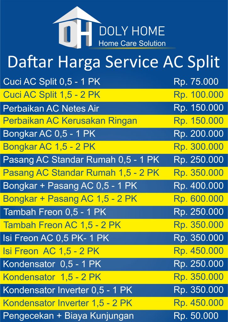 Daftar Harga AC Jogja